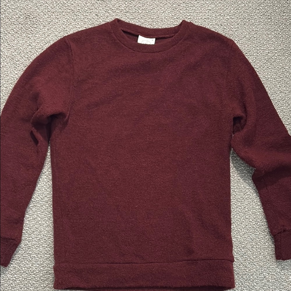 Men's Burgundy Sweater